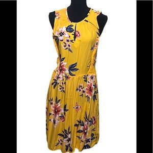 Old Navy Yellow Floral dress - Large/Tall